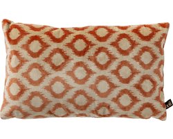 LEONARDO | Sierkussen 30x50 cm | Potters Clay | Oranje | Multicolor | Hoii | met duurzame kussenvulling