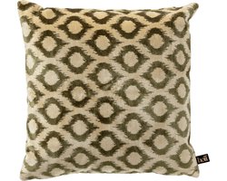 LEONARDO | Sierkussen 45x45 cm | Military Olive | Groen | Multicolor | Hoii | met duurzame kussenvulling