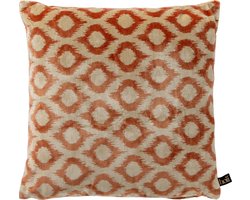 LEONARDO | Sierkussen 45x45 cm | Potters Clay | Oranje | Multicolor | Hoii | met duurzame kussenvulling