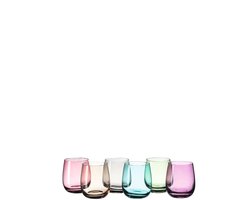 Leonardo Sora Drinkglas - set van 6 kleuren