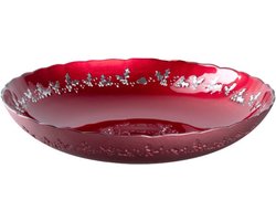 Leonardo Stella Schaal Ilex Rood 32 cm