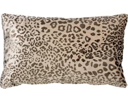LEONELLE | Sierkussen 30x50 cm | Pumice Stone | Beige | Dierenprint | Hoii | met duurzame kussenvulling