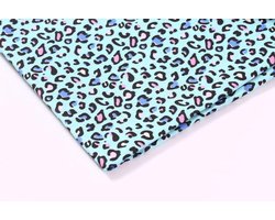 Leopard Patroon Stof voor Quilten en Patchwork - Cheetah Print DIY Stof voor Meubels en Interieur, 1m