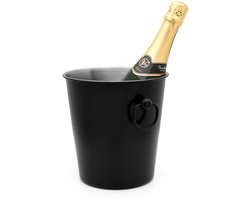 Leopold Vienna - Champagnekoeler RVS zwart
