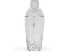 Leopold Vienna - Cocktail shaker 500ml RVS Mountains - shakebeker - met lasergravure