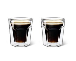 Leopold Vienna - Dubbelwandige koffieglazen Espresso 100ml (set van twee stuks)
