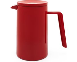 Leopold Vienna - French Press cafetière San Marco dubbelwandig 1L rood
