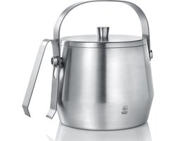 Leopold Vienna - IJsemmer met deksel dubbelwandig RVS - 1,0L met tang