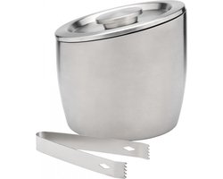 Leopold Vienna - Ijsemmer met deksel Dubbelwandige RVS - 2,5L mat