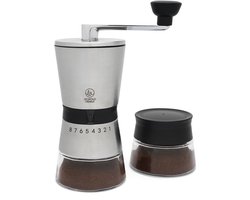 Leopold Vienna - Koffiemolen + bewaarpot Bologna giftset - handmatig