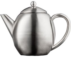 Leopold Vienna - Theepot London dubbelwandig 1,2L RVS Mat