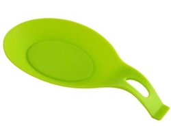 Lepel Mat | Keuken Gerei Houder | Keuken Tool | Keuken Accessoires | Hittebestendig | Siliconen | Houd Uw Aanrecht Schoon | 20x10 CM | GROEN