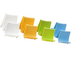Lepel Pannenlap - Dekselrek Houder - Koken Organiseren - 3-laags U-vorm - 7.7 x 6.5 x 7.7 cm - Multicolor