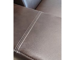 Leren Design Sofa “Valentino” – Extra Brede Luxe 3-Zitsbank van Italiaans Antiek Leer – Handgemaakt – 250 cm – Vintage Bruin