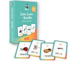 Leren Lezen Kaarten - Letters en Woordjes - Voor groep 2 en 3 - van de onderwijsexperts van Wijzer over de Basisschool