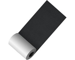 Leren patches - Zelfklevend leer - 1 rol - 7,6 x 152 cm - Sterke hechting - Slijtvast - Krasbestendig - Geschikt voor autostoelen, meubels, jassen, banken en rugzakken - Zwart