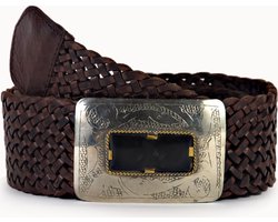 Leren Riem 'Midan' (bruin) Boho, gypsy stijl