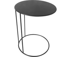 Lesli Living Bijzettafel Amy 40x54,5 cm zwart