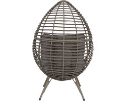 Lesli Living - Bistrostoel Chill - Grijs - 99x91x156cm