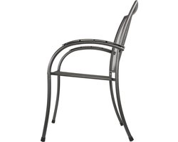 Lesli Living - Bistrostoel Nordic - Grijs - 57x63x89cm