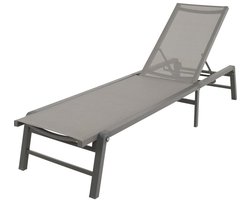 Lesli Living - Ligbed Lazzaro - Antraciet - 56x193xx31cm