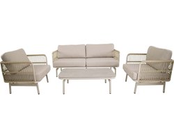 Lesli Living - Loungebank Akiro - Beige - 179x75x66cm