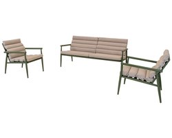 Lesli Living - Loungebank Harper - Groen - 168x76x72cm