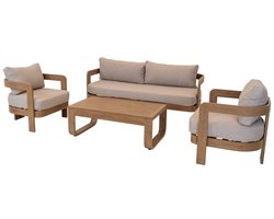 Lesli Living - Loungebank Mylo - Beige - 185x72,5x66cm