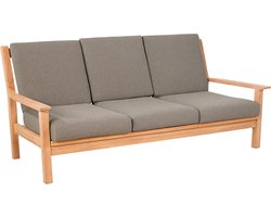 Lesli Living Loungebank Teak 180 cm incl. Kussen