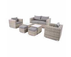 Lesli Living | Loungeset Perugia | 4-persoons | wicker | 6-delig
