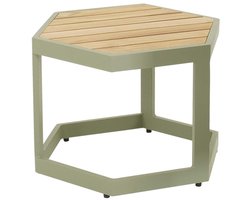 Lesli Living - Sidetable Esagono - Groen - 48x41,5x34cm