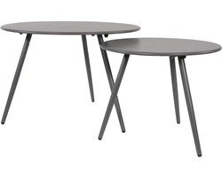 Lesli Living - Sidetable Rafael - Multikleur - Ø45x35cm