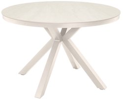 Lesli Living - Tuintafel Davos - Beige - Ø118cm