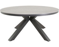 Lesli Living - Tuintafel Davos - Grijs - Ø158cm