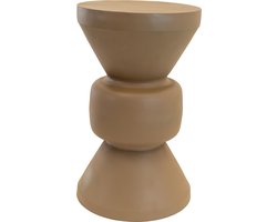 Lesli Living - Tuintafel Louis - Taupe - Ø30,5x50,5cm
