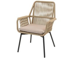 Lesli Silas - Tuinstoel - Ergonomisch en modern - Beige