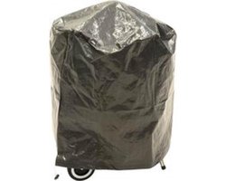 Lesliliving Barbecue beschermhoes rond - 65 x 65 x 70 cm - Grijs