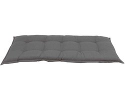 Lesliliving Outdoor Tuinbankkussen - 120 x 47 x 6 cm - Antraciet
