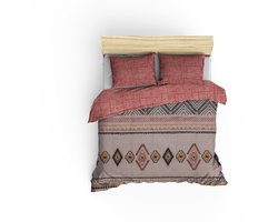 L'Essentiel Maison - Dekbedovertrek - Ranforce - Terracotta - 240x220