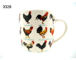 Lesser & Pavey Mok hanen - 300 ml - Leonardo Collection - porselein