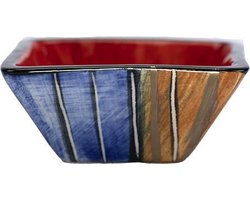 Letsopa Ceramics - Rood Goud Bruin - Aardewerken schaaltje - Ramekin - stapelbaar bronzen earth ontwerp - Handgemaakt in Zuid Afrika - hoogwaardig keramiek - speciaal gemaakt door Letsopa Ceramics voor Nwabisa African Art