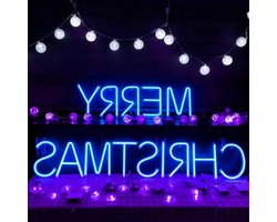 Letter Neon Lamp - Naamlicht Tekstlicht - Gepersonaliseerde Decoratie - Flexibele Stroomvoorziening - 15 cm x 22 cm - Blauw