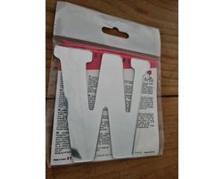Letter W spiegel zelfklevend Artis