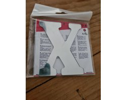 Letter X spiegel zelfklevend Artis