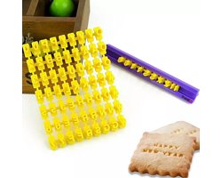 Letters & Cijfers Stempels / Alfabet Koekjes Stempel Set