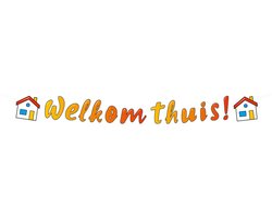 Letterslinger | Welkom thuis | Cartoon | 3 meter