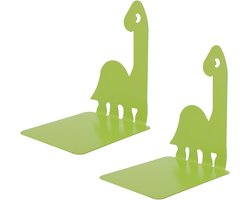 Leuk cartoonontwerp - antislip metalen boekensteun - bureau-organizer - kindercadeau - huis- en kantoordecoratie - 12,5 * 12,5 * 16 cm