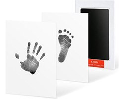 Leuke Baby Voet En Handafdruk - Inkt - Zwart
