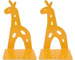 Leuke cartoonontwerpen - Antislip metalen boekensteunen - Boekensteunhouders - Bureau-organizers - Cadeaus voor kinderen - Decoratie voor thuis en op kantoor