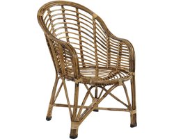 Leunstoel DKD Home Decor Natuurlijk vlechtwerk 56 x 50 x 83 cm